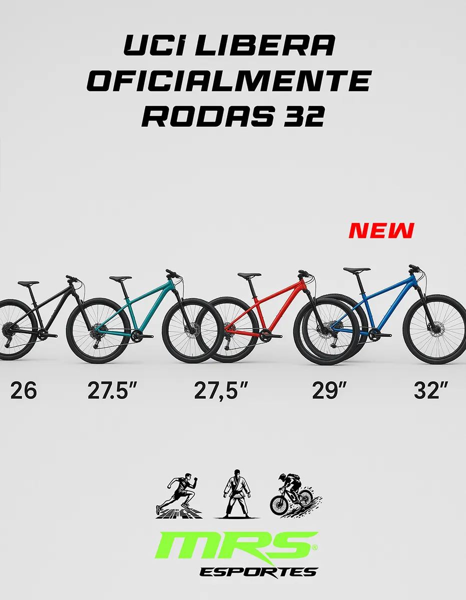 UCI libera oficialmente rodas 32″
